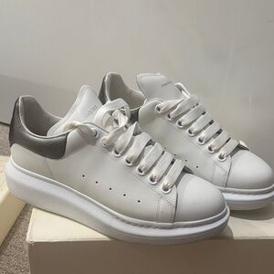 Alexander McQueen White and Gray Women's Sneakers